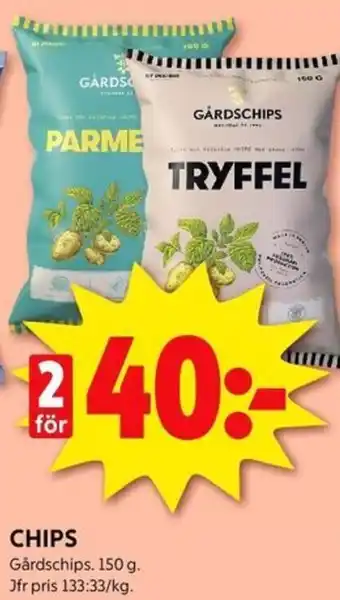 ICA Kvantum CHIPS erbjuda