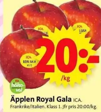 ICA Supermarket Äpplen Royal Gala erbjuda