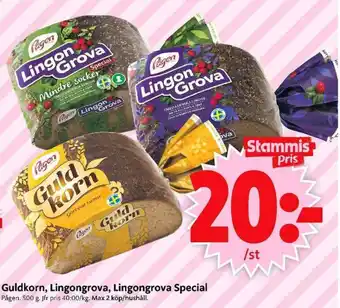 ICA Supermarket Guldkorn, Lingongrova, Lingongrova Special erbjuda
