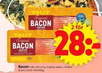 ICA Supermarket Bacon erbjuda