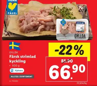 Lidl Gyllda kycklinginnerfilé erbjuda