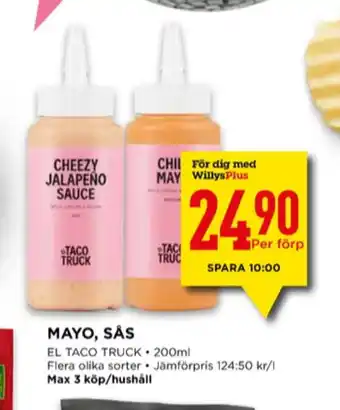El taco truck chili mayo