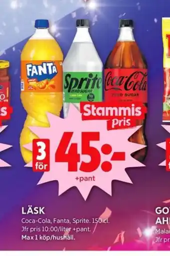 ICA Kvantum Coca cola zero läskedryck erbjuda
