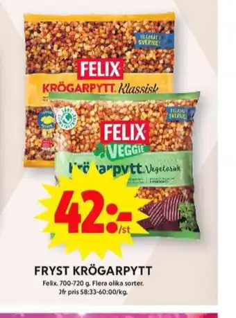 ICA Maxi Felix veggie färdigrätter erbjuda