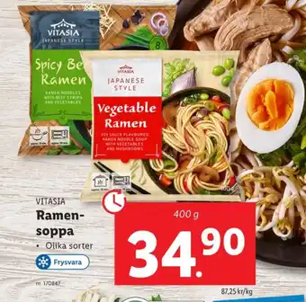 Lidl Vitasia färdigrätter erbjuda