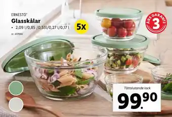 Lidl Ernesto skålar erbjuda