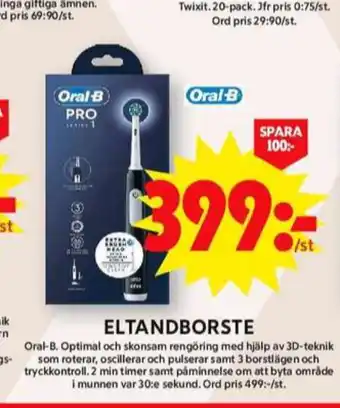 ICA Maxi Braun oral-b eltandborste erbjuda