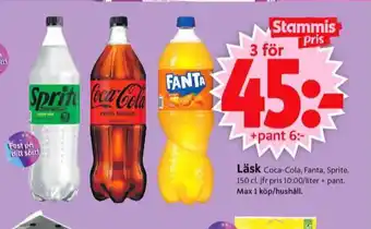ICA Supermarket Coca cola zero läskedryck erbjuda