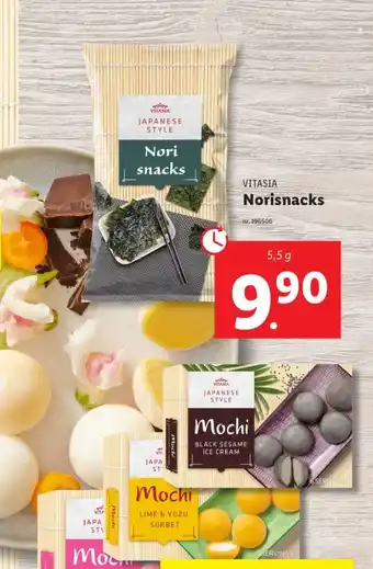 Lidl Vitasia nori snacks erbjuda