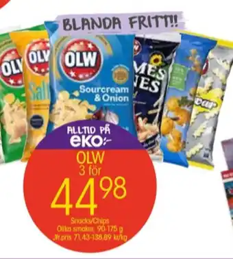 EKO Choco crunch snacks pomes fines erbjuda