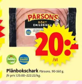 ICA Supermarket Pärsons skinka erbjuda