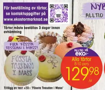 EKO Eko butiksbakat kaffebröd erbjuda
