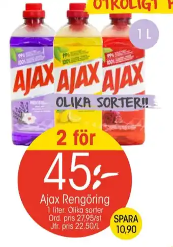 EKO Ajax rengöringsmedel erbjuda