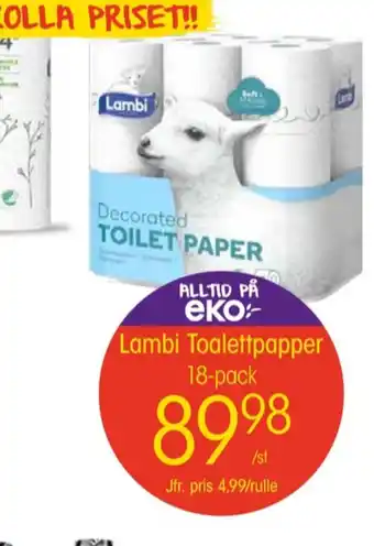 EKO Decorated toalettpapper erbjuda