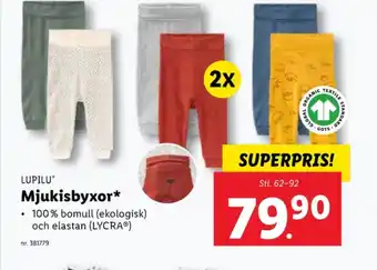 Lidl Lupilu byxor erbjuda