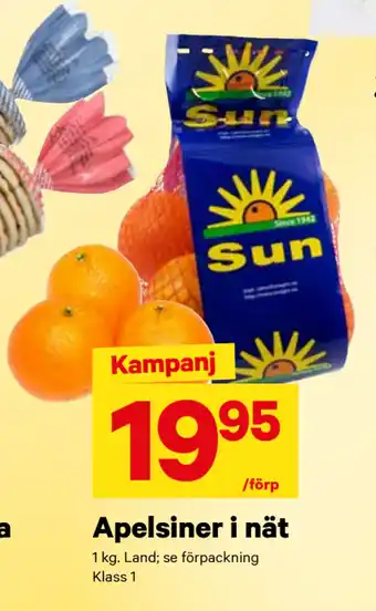 City Gross Apelsiner i nät erbjuda