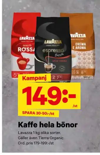 City Gross Kaffe hela bönor erbjuda