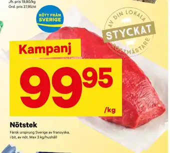 City Gross Nötstek erbjuda