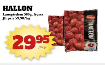 Bonum Matmarknad HALLON erbjuda