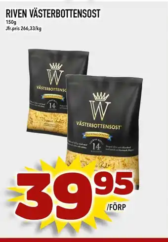 Bonum Matmarknad RIVEN VÄSTERBOTTENSOST erbjuda