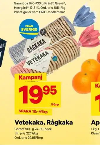 City Gross Garant rågkakor erbjuda