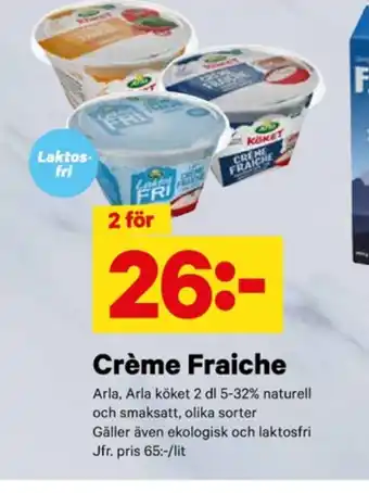 City Gross Arla köket crème fraiche erbjuda