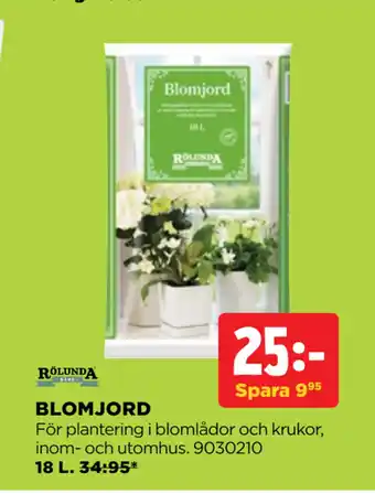 Jem&Fix BLOMJORD erbjuda