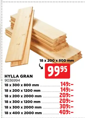 Jem&Fix HYLLA GRAN erbjuda
