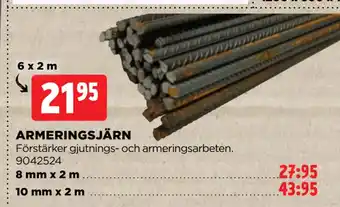 Jem&Fix ARMERINGSJÄRN erbjuda