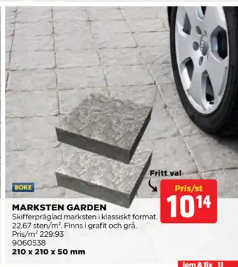Jem&Fix MARKSTEN GARDEN erbjuda