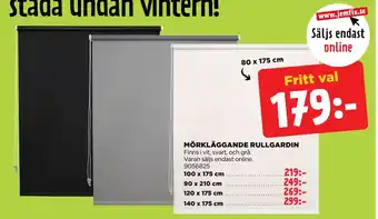 Jem&Fix MÖRKLÄGGANDE RULLGARDIN erbjuda