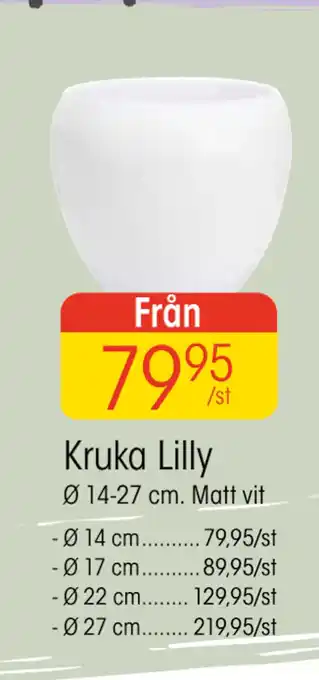 EKO Kruka Lilly erbjuda