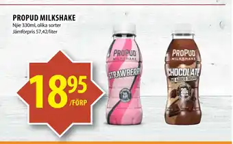 Matvärlden Tensta PROPUD MILKSHAKE erbjuda