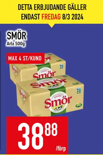 Matdax SMÖR erbjuda