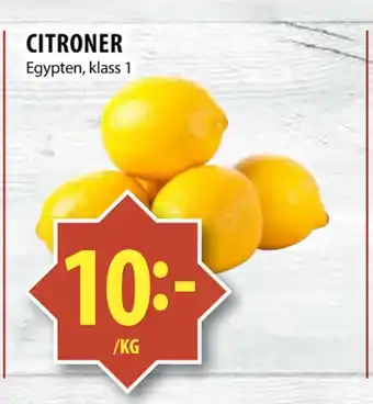 Matvärlden Tensta CITRONER erbjuda