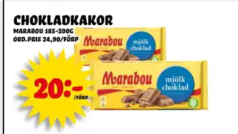 Nelins chokladkakor erbjuda
