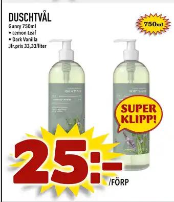 Nya Pulsen DUSCHTVÅL erbjuda