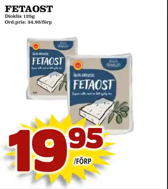 Supergrossen FETAOST erbjuda