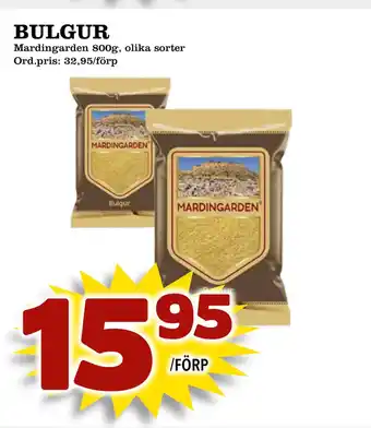 Supergrossen BULGUR erbjuda