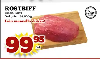 Supergrossen ROSTBIFF erbjuda
