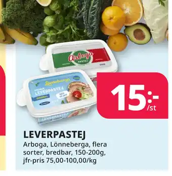 Tempo LEVERPASTEJ erbjuda