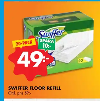 ÖoB SWIFFER FLOOR REFILL erbjuda