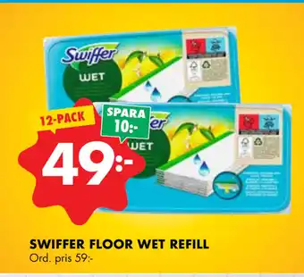 ÖoB SWIFFER FLOOR WET REFILL erbjuda