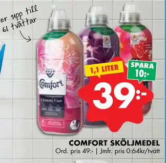 ÖoB COMFORT SKÖLJMEDEL erbjuda