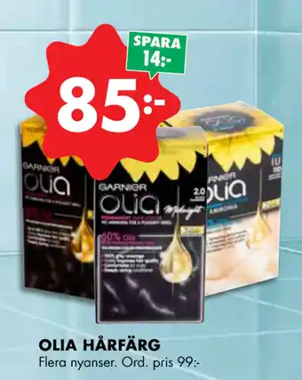 ÖoB OLIA HÅRFÄRG erbjuda