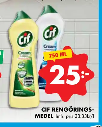 ÖoB CIF RENGÖRINGSMEDEL erbjuda