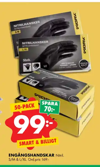 ÖoB ENGÅNGSHANDSKAR erbjuda