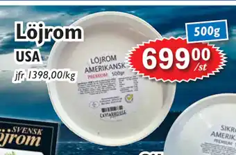 T-jarlen Löjrom erbjuda