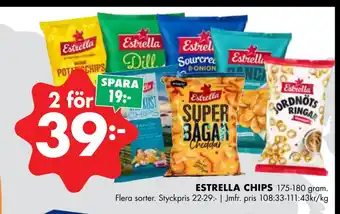 ÖoB ESTRELLA CHIPS erbjuda