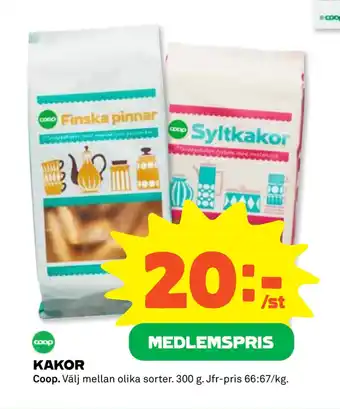 Coop KAKOR erbjuda